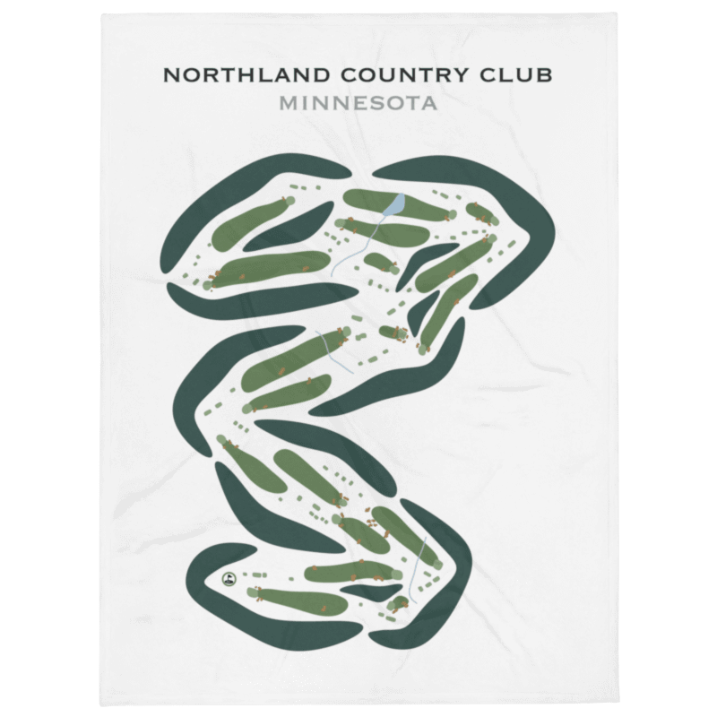 Northland Country Club, Minnesota - Printed Golf Courses