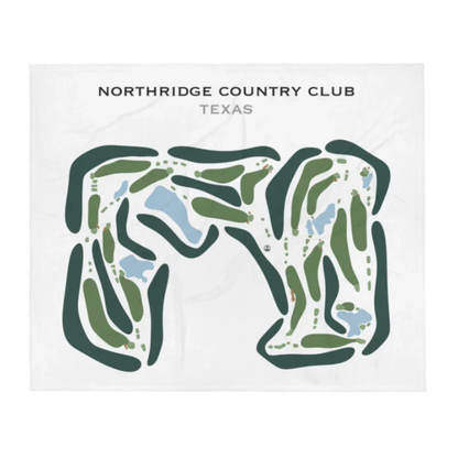 Northridge Country Club, Texas - Printed Golf Courses