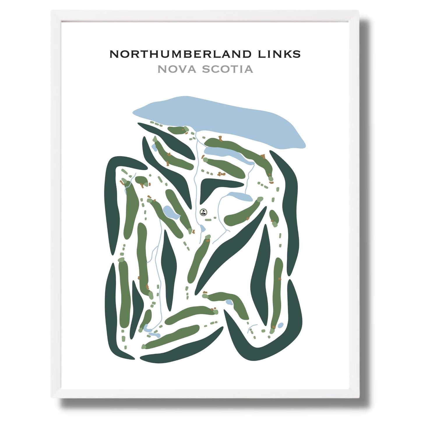 Northumberland Links, Nova Scotia - Printed Golf Courses