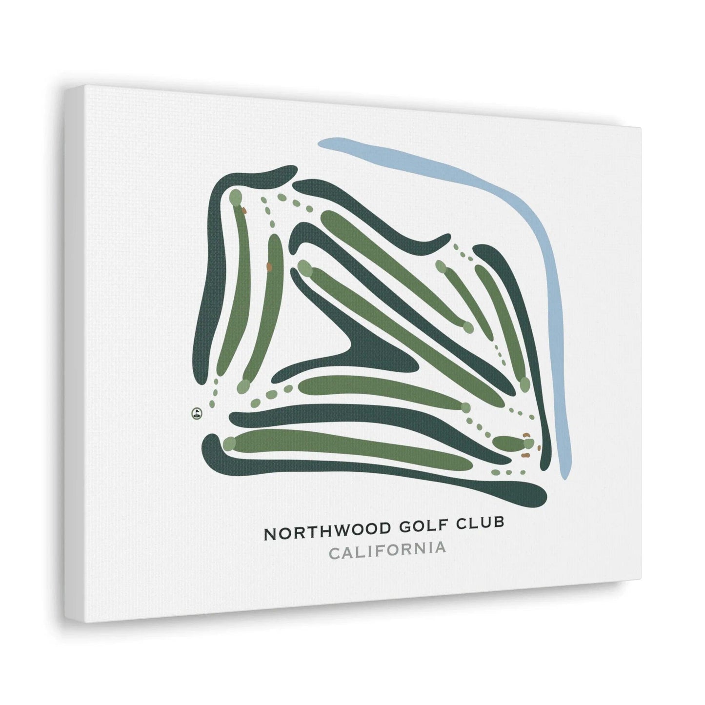 Northwood Golf Club, California - Printed Golf Courses