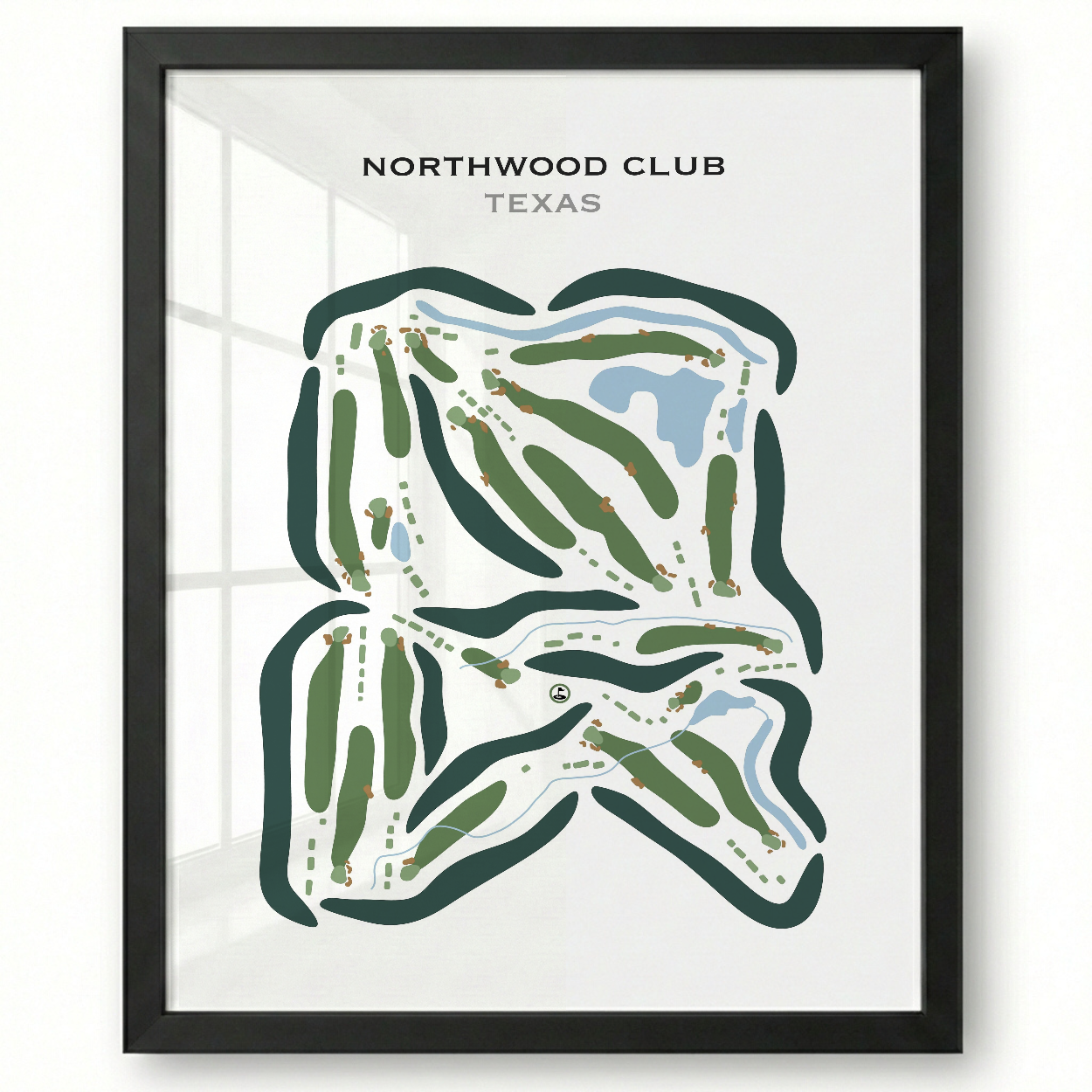 Northwood Club, Texas - Printed Golf Courses