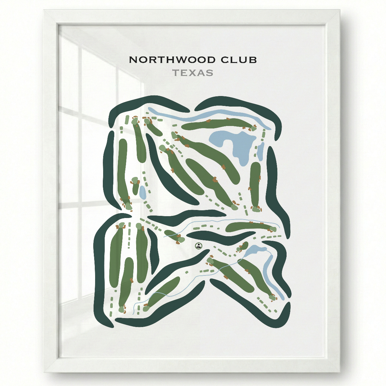 Northwood Club, Texas - Printed Golf Courses