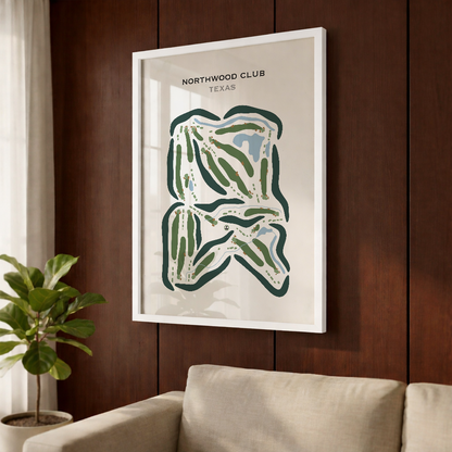 Northwood Club, Texas - Printed Golf Courses
