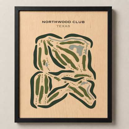 Northwood Club, Texas - Printed Golf Courses