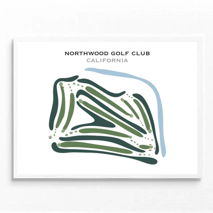 Northwood Golf Club, California - Printed Golf Courses