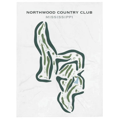 Northwood Country Club, Mississippi - Printed Golf Courses