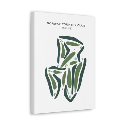 Norway Country Club, Maine - Printed Golf Courses