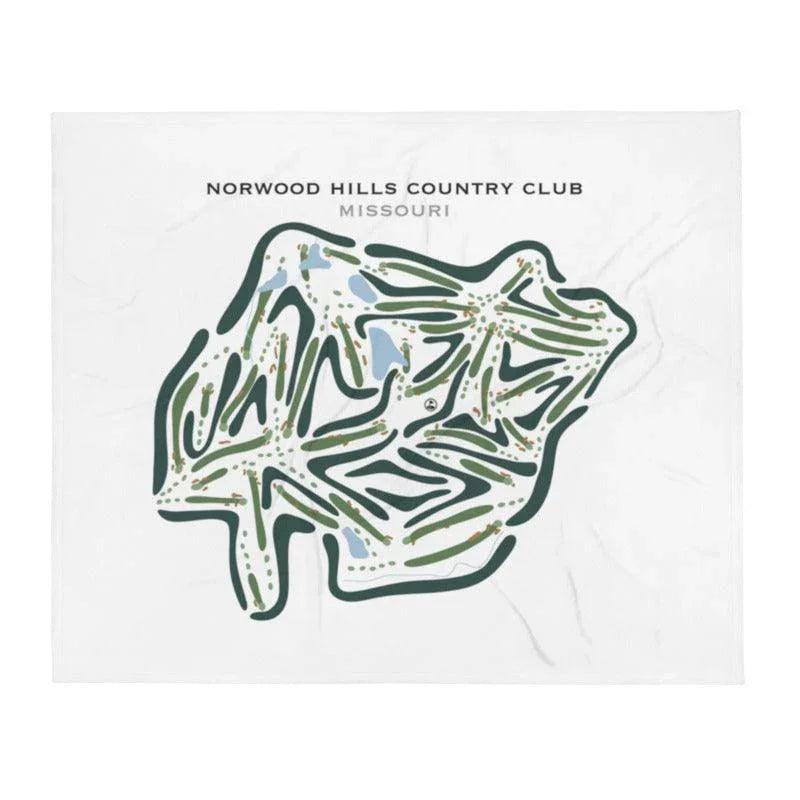 Norwood Hills Country Club, Missouri - Printed Golf Courses