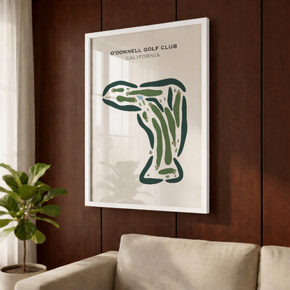 O'Donnell Golf Club, California - Printed Golf Courses