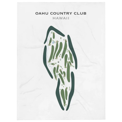 Oahu Country Club, Hawaii - Printed Golf Course