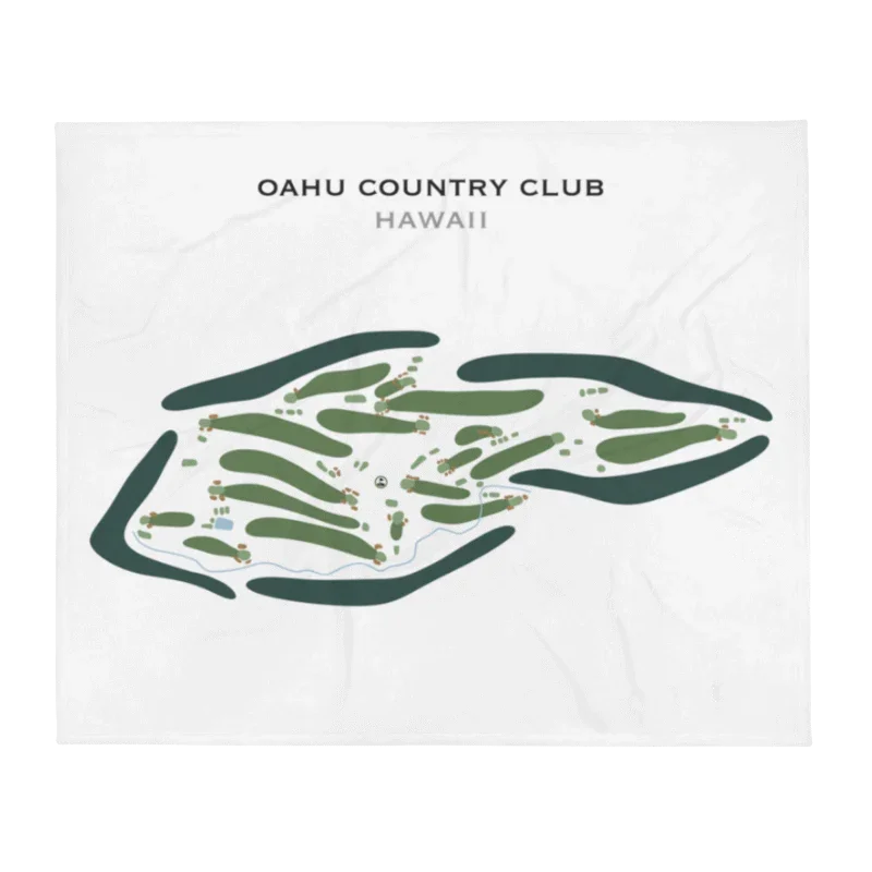 Oahu Country Club, Hawaii - Printed Golf Course