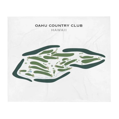Oahu Country Club, Hawaii - Printed Golf Course