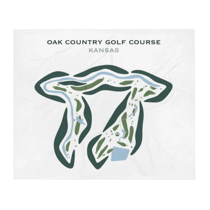 Oak Country Golf Course, Kansas - Printed Golf Courses