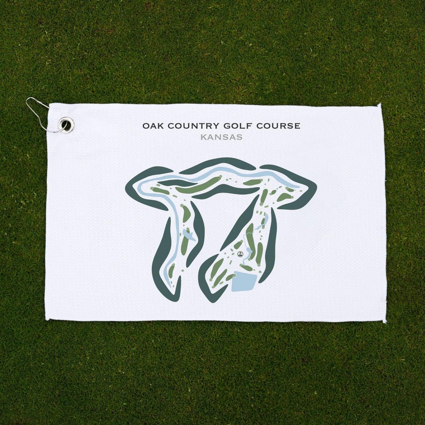 Oak Country Golf Course, Kansas - Printed Golf Courses