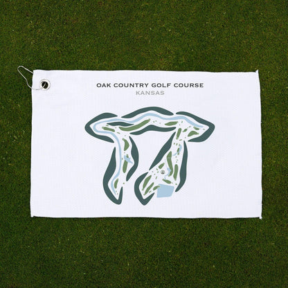 Oak Country Golf Course, Kansas - Printed Golf Courses