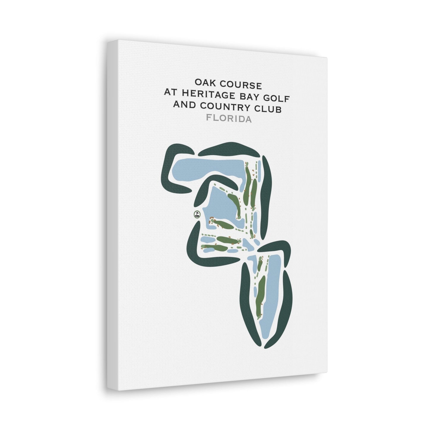 Oak Course at Heritage Bay Golf & Country Club, Florida - Printed Golf Courses