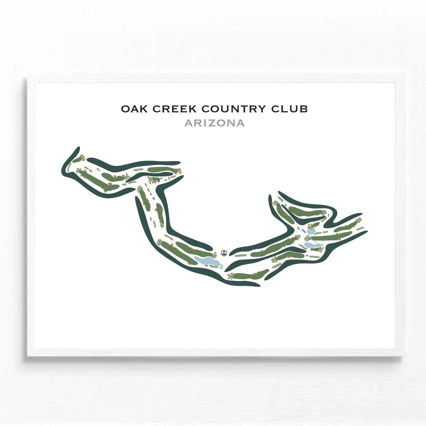 Oak Creek Country Club, Arizona - Printed Golf Courses