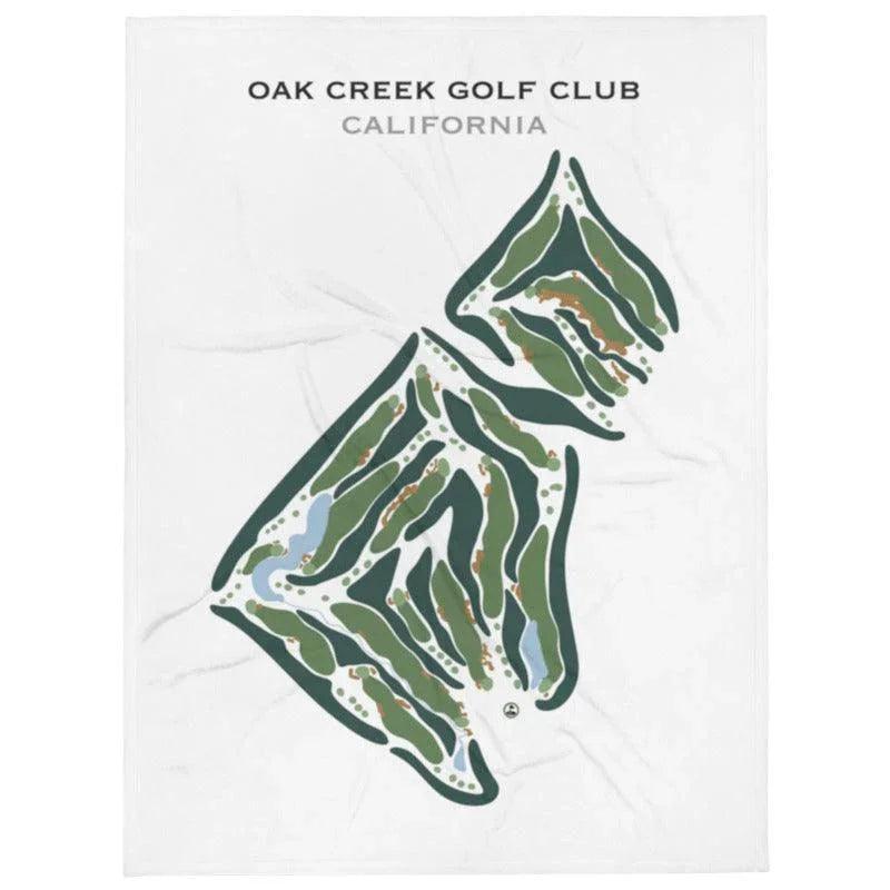 Oak Creek Golf Club, California - Printed Golf Courses