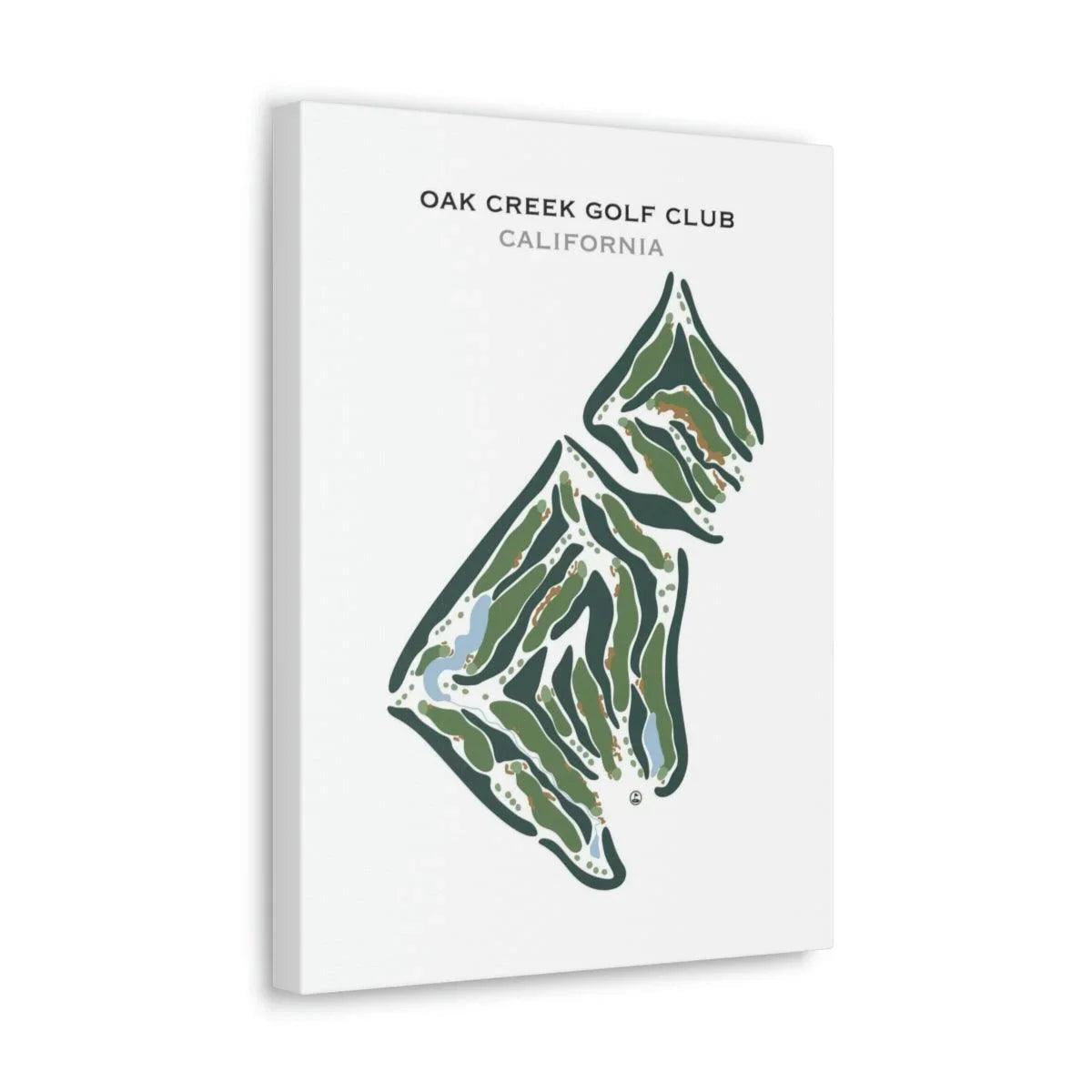 Oak Creek Golf Club, California - Printed Golf Courses