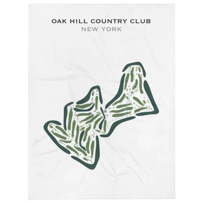 Oak Hill Country Club, New York - Printed Golf Course