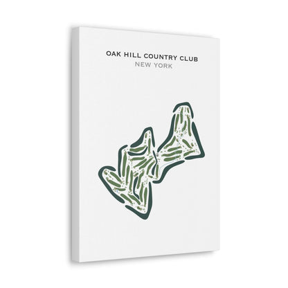 Oak Hill Country Club, New York - Printed Golf Course