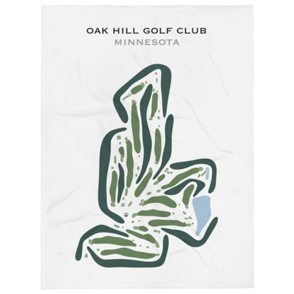 Oak Hill Golf Club, Minnesota - Printed Golf Courses