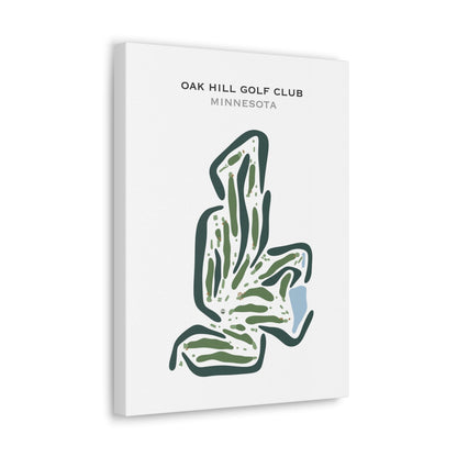 Oak Hill Golf Club, Minnesota - Printed Golf Courses
