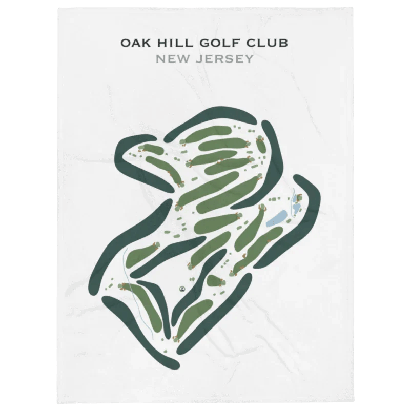 Oak Hill Golf Club, New Jersey - Printed Golf Course