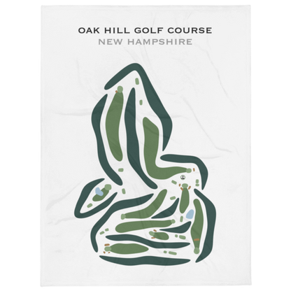 Oak Hill Golf Course, New Hampshire - Printed Golf Courses
