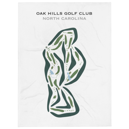 Oak Hills Golf Club, North Carolina - Printed Golf Courses