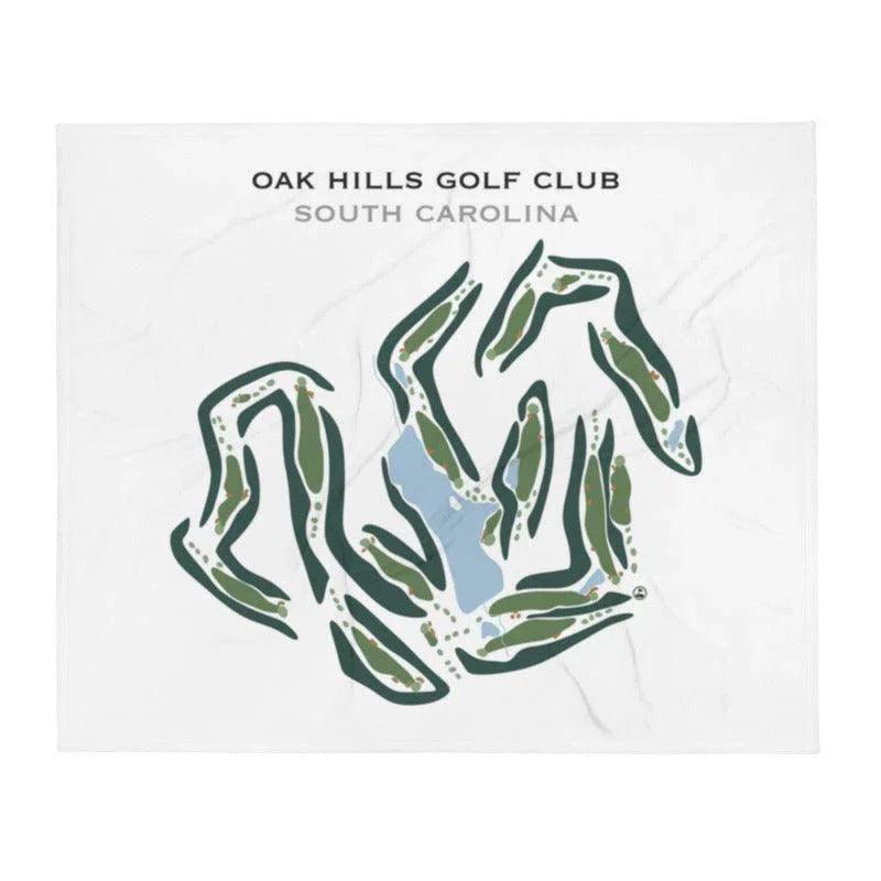 Oak Hills Golf Club, South Carolina - Printed Golf Courses