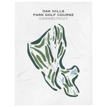 Oak Hills Park Golf Course, Connecticut - Printed Golf Course