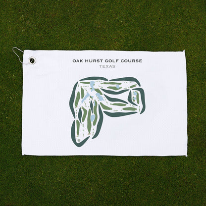 Oak Hurst Golf Course, Texas - Printed Golf Courses