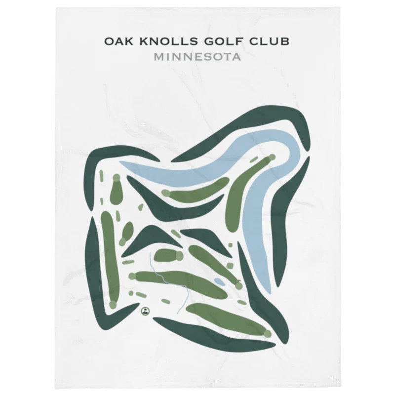 Oak Knolls Golf Club, Minnesota - Printed Golf Courses