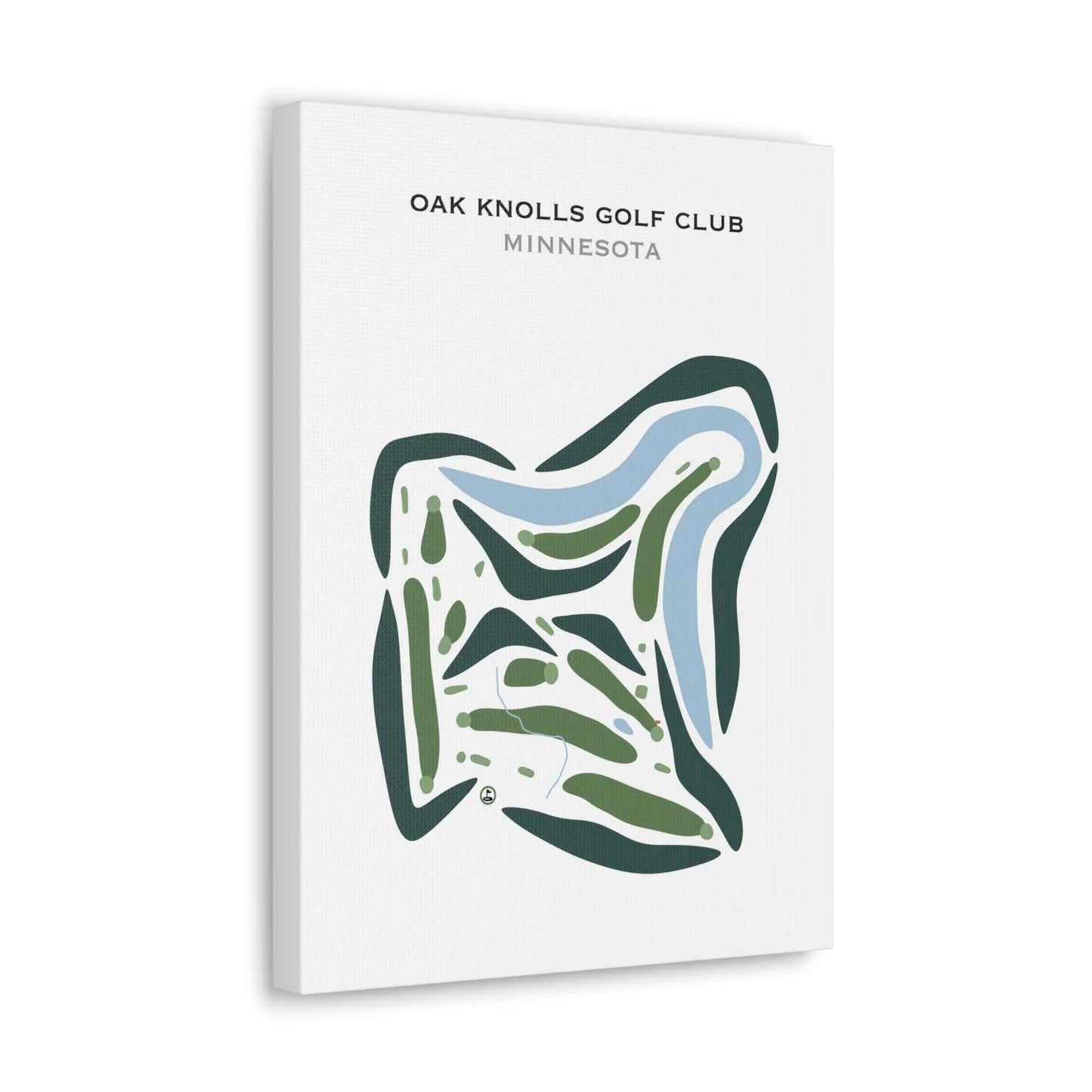 Oak Knolls Golf Club, Minnesota - Printed Golf Courses