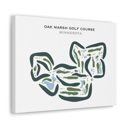 Oak Marsh Golf Course, Minnesota - Printed Golf Courses
