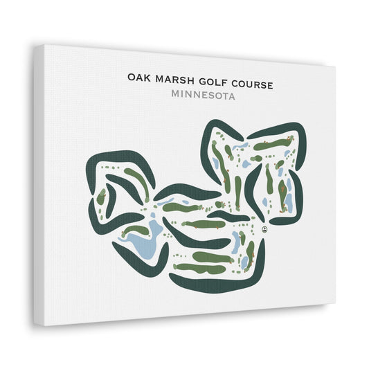 Oak Marsh Golf Course, Minnesota - Printed Golf Courses