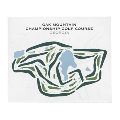 Oak Mountain Championship Golf Course, Georgia - Printed Golf Courses