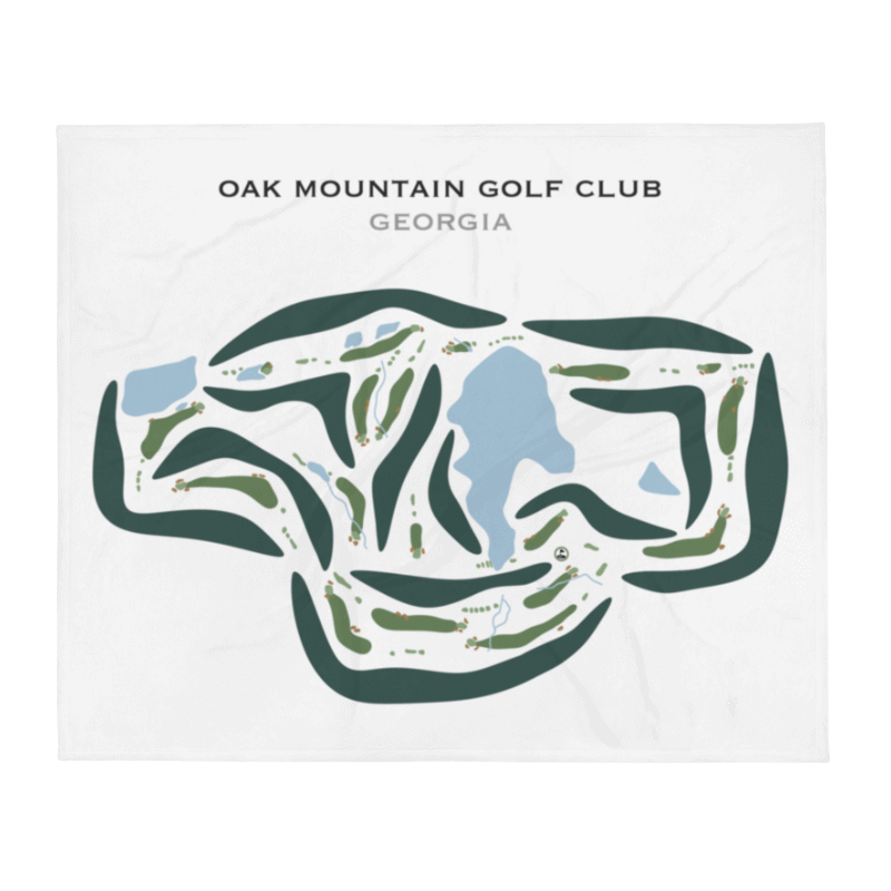 Oak Mountain Golf Club, Georgia - Printed Golf Courses