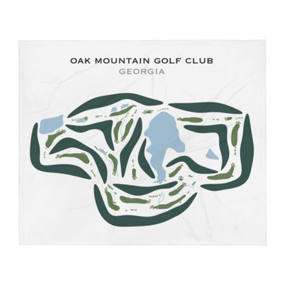 Oak Mountain Golf Club, Georgia - Printed Golf Courses