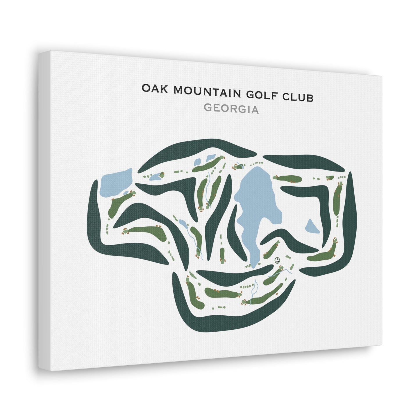 Oak Mountain Golf Club, Georgia - Printed Golf Courses
