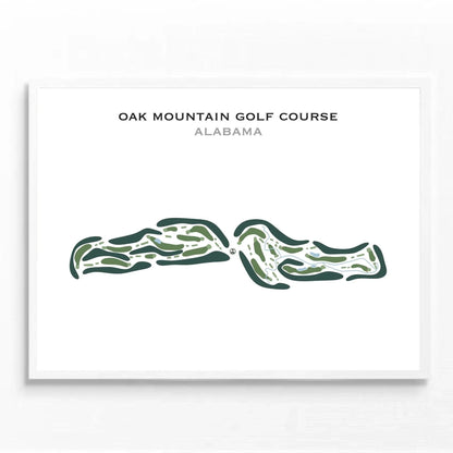 Oak Mountain Golf Course, Alabama - Printed Golf Course