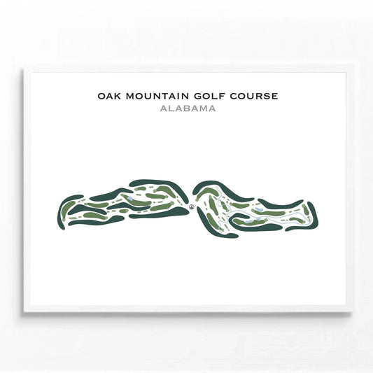 Oak Mountain Golf Course, Alabama - Printed Golf Course