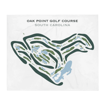 Oak Point Golf Course, South Carolina - Printed Golf Courses