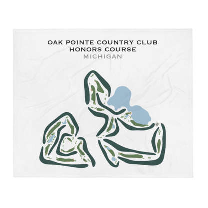 Oak Pointe Country Club - Honors Course, Michigan - Printed Golf Courses
