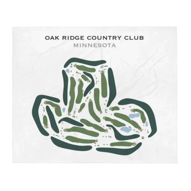 Oak Ridge Country Club, Minnesota - Printed Golf Courses