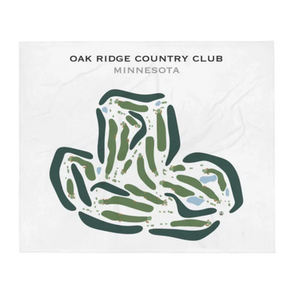 Oak Ridge Country Club, Minnesota - Printed Golf Courses