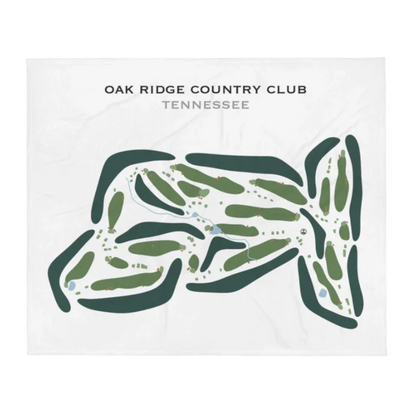 Oak Ridge Country Club, Tennessee - Printed Golf Courses