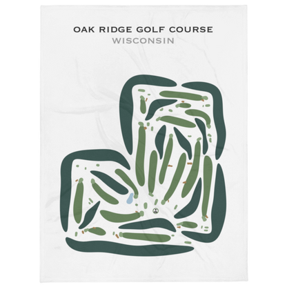 Oak Ridge Golf Course, Wisconsin - Printed Golf Courses