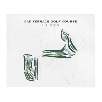 Oak Terrace Golf Course, Illinois - Printed Golf Courses